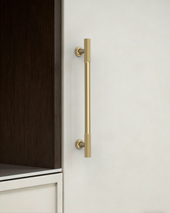 DESIGN2250 Oil Rubbed Bronze Knurled Pulls for Vintage Kitchens | 6-1/4" / 160mm Hole Center