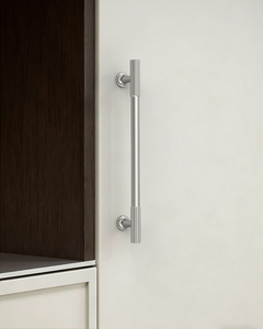 DESIGN2250 Oil Rubbed Bronze Knurled Pulls for Vintage Kitchens | 6-1/4" / 160mm Hole Center
