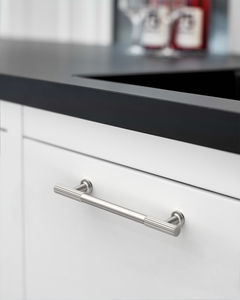 DESIGN2250 Oil Rubbed Bronze Knurled Pulls for Vintage Kitchens | 6-1/4" / 160mm Hole Center