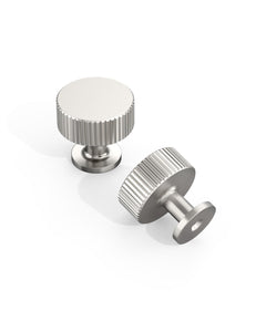 DESIGN2250 Oil Rubbed Bronze Knurled Cylinder Knobs - Heavy-Duty Antique Dresser Hardware | 1" Wide
