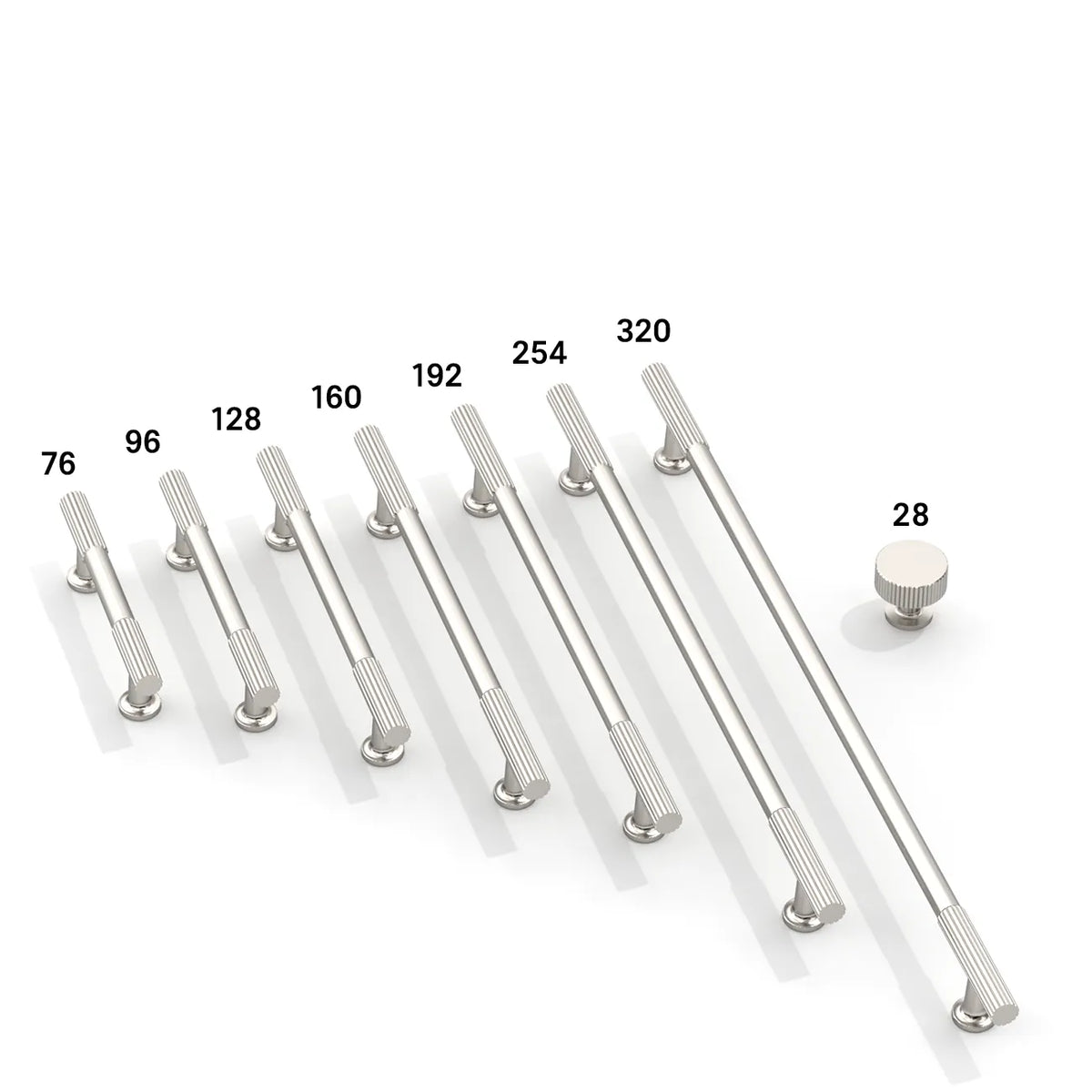 DESIGN2250 Oil Rubbed Bronze Knurled Pulls for Vintage Kitchens | 6-1/4" / 160mm Hole Center