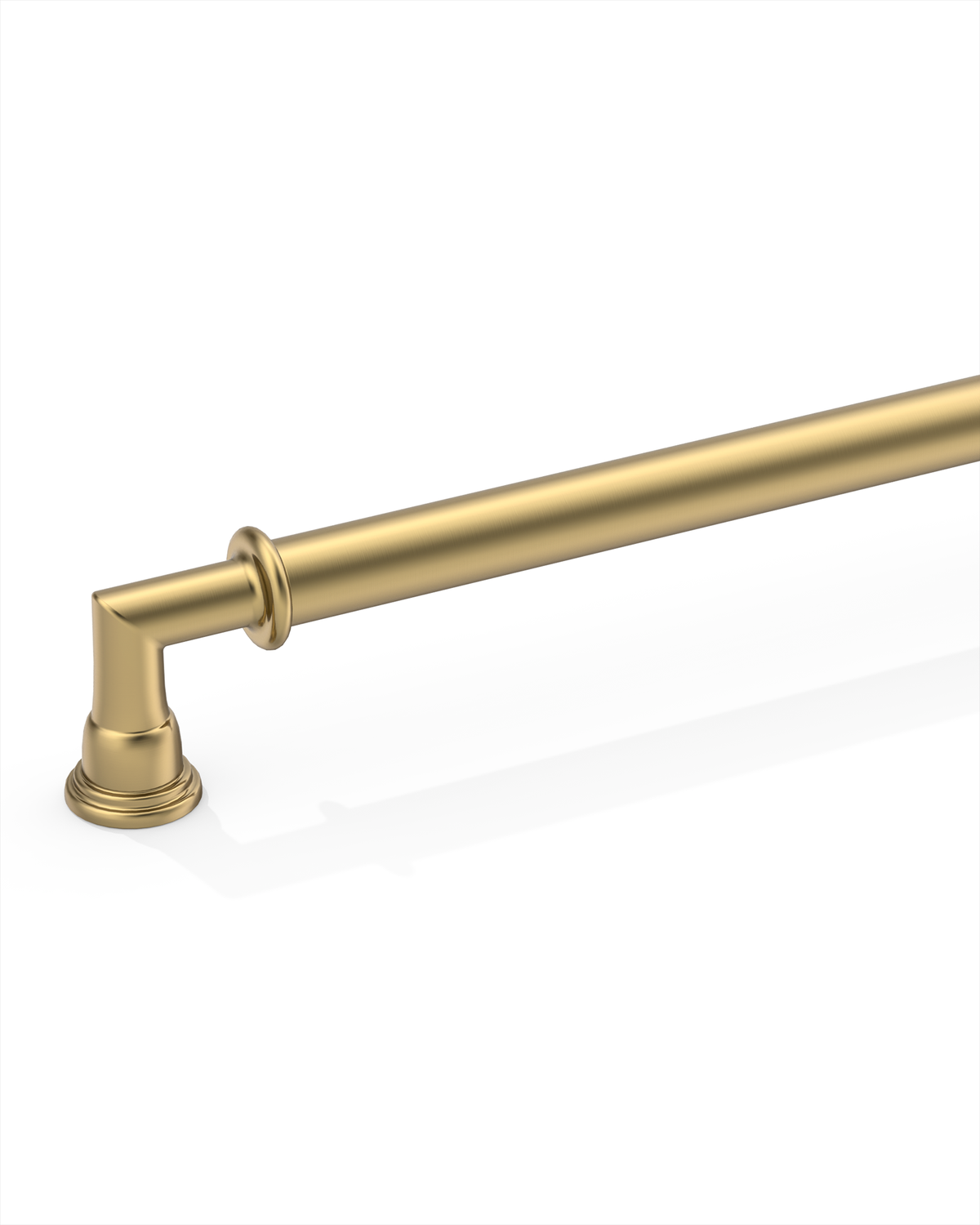 DESIGN2281 Brushed Satin Nickel Ridged Bar Pull for Industrial Kitchens | 5" Heavy-Duty Cabinet Handles
