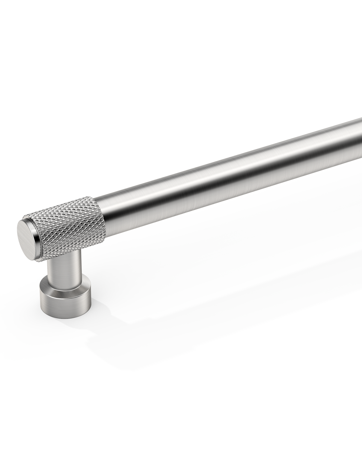 DESIGN4518 Brushed Gold Cabinet Pulls | Accent Knurled Handles for Modern Luxury Kitchens, 3-3/4"