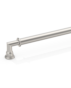 DESIGN2281 Brushed Satin Nickel Ridged Bar Pull for Industrial Kitchens | 5" Heavy-Duty Cabinet Handles