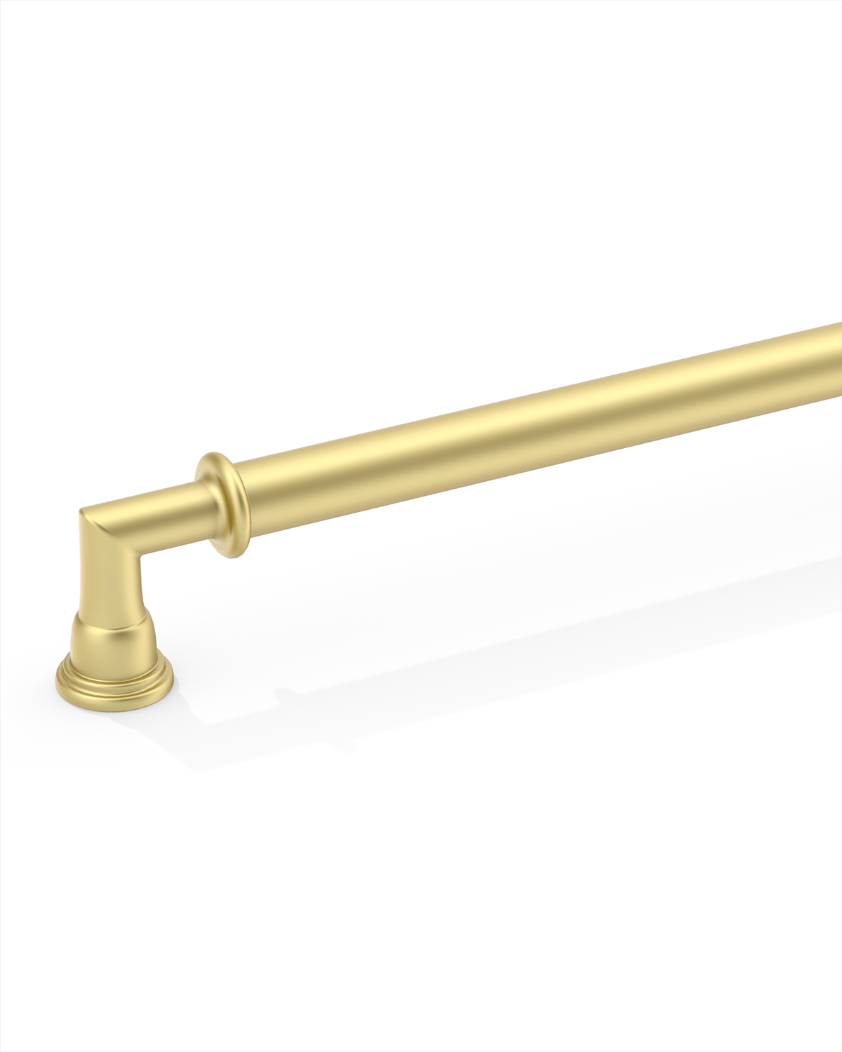 DESIGN2281 Brushed Satin Nickel Ridged Bar Pull for Industrial Kitchens | 5" Heavy-Duty Cabinet Handles