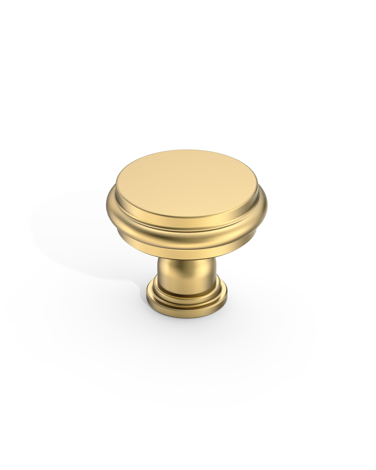 DESIGN2281 Champagne Bronze Cabinet Knobs | 1.3" Round Zinc Drawer & Kitchen Handles