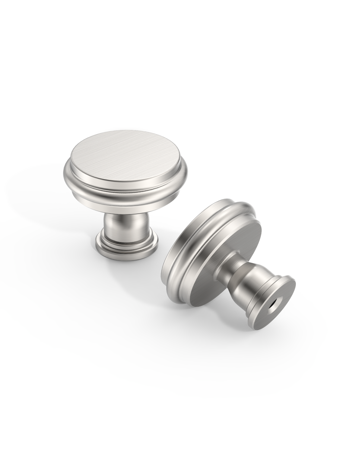 DESIGN2281 Champagne Bronze Cabinet Knobs | 1.3" Round Zinc Drawer & Kitchen Handles
