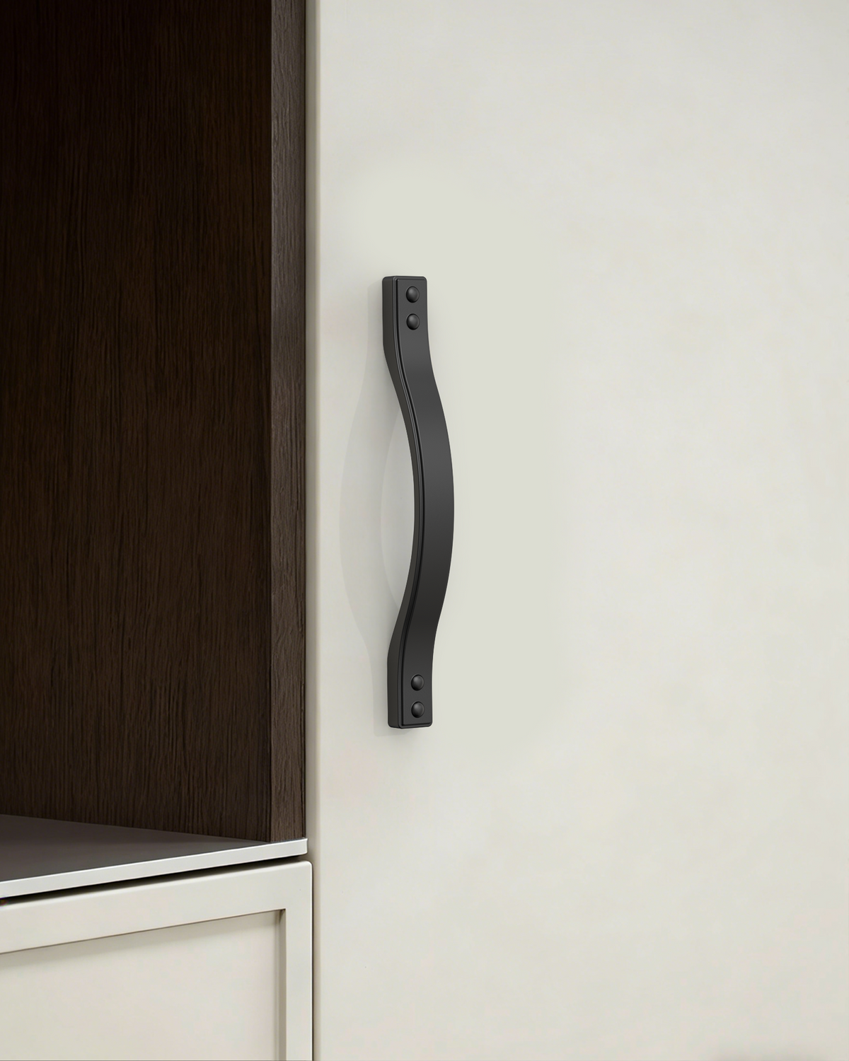 DESIGN2284 Industrial Studded Arch Cabinet Pulls