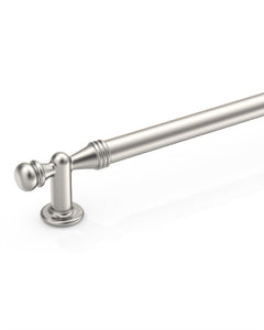 DESIGN2288 Antique Brass Cabinet Pulls | Modern Retro Ball-Top Handles for Kitchen Cabinets, 7.5"