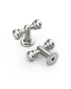 DESIGN2288 Champagne Bronze T-Bar Knobs for Modern Vanity & Dresser Hardware | 1.8" Length