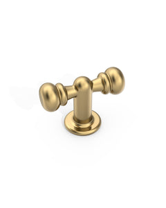 DESIGN2288 Champagne Bronze T-Bar Knobs for Modern Vanity & Dresser Hardware | 1.8" Length