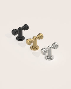 DESIGN2288 Champagne Bronze T-Bar Knobs for Modern Vanity & Dresser Hardware | 1.8" Length