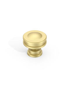 DESIGN2317 Modern Organic Champagne Bronze Cabinet Knobs | Solid Metal Drawer Handles