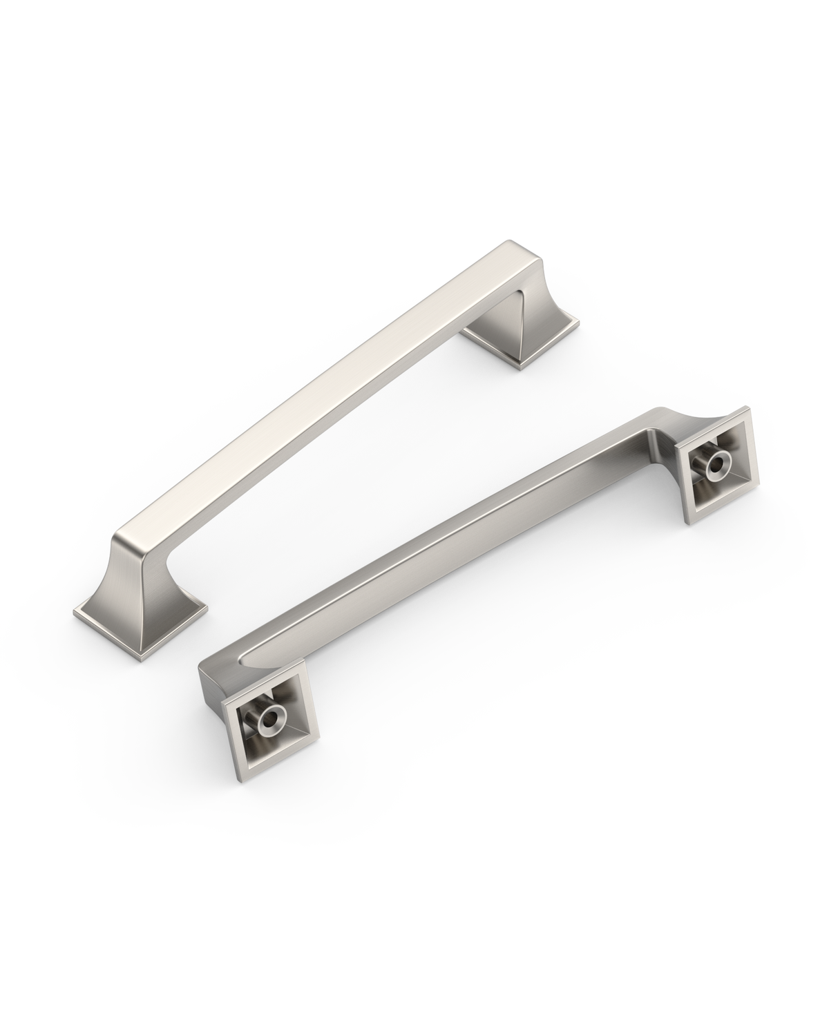 DESIGN2461 Matte Black Solid Metal Transitional Arch Pull for Kitchen & Bath | 3-3/4" Cabinet Handles