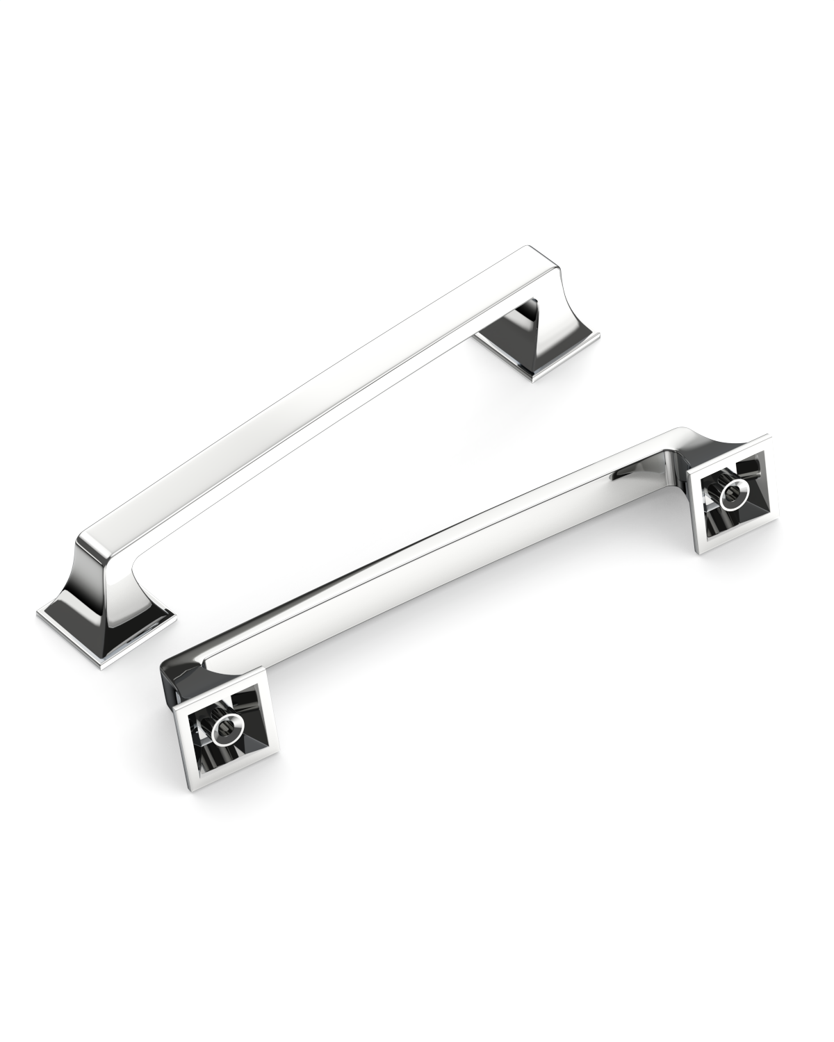 DESIGN2461 Matte Black Solid Metal Transitional Arch Pull for Kitchen & Bath | 3-3/4" Cabinet Handles