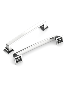 DESIGN2461 Matte Black Solid Metal Transitional Arch Pull for Kitchen & Bath | 3-3/4" Cabinet Handles