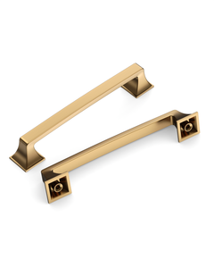 DESIGN2461 Matte Black Solid Metal Transitional Arch Pull for Kitchen & Bath | 3-3/4" Cabinet Handles
