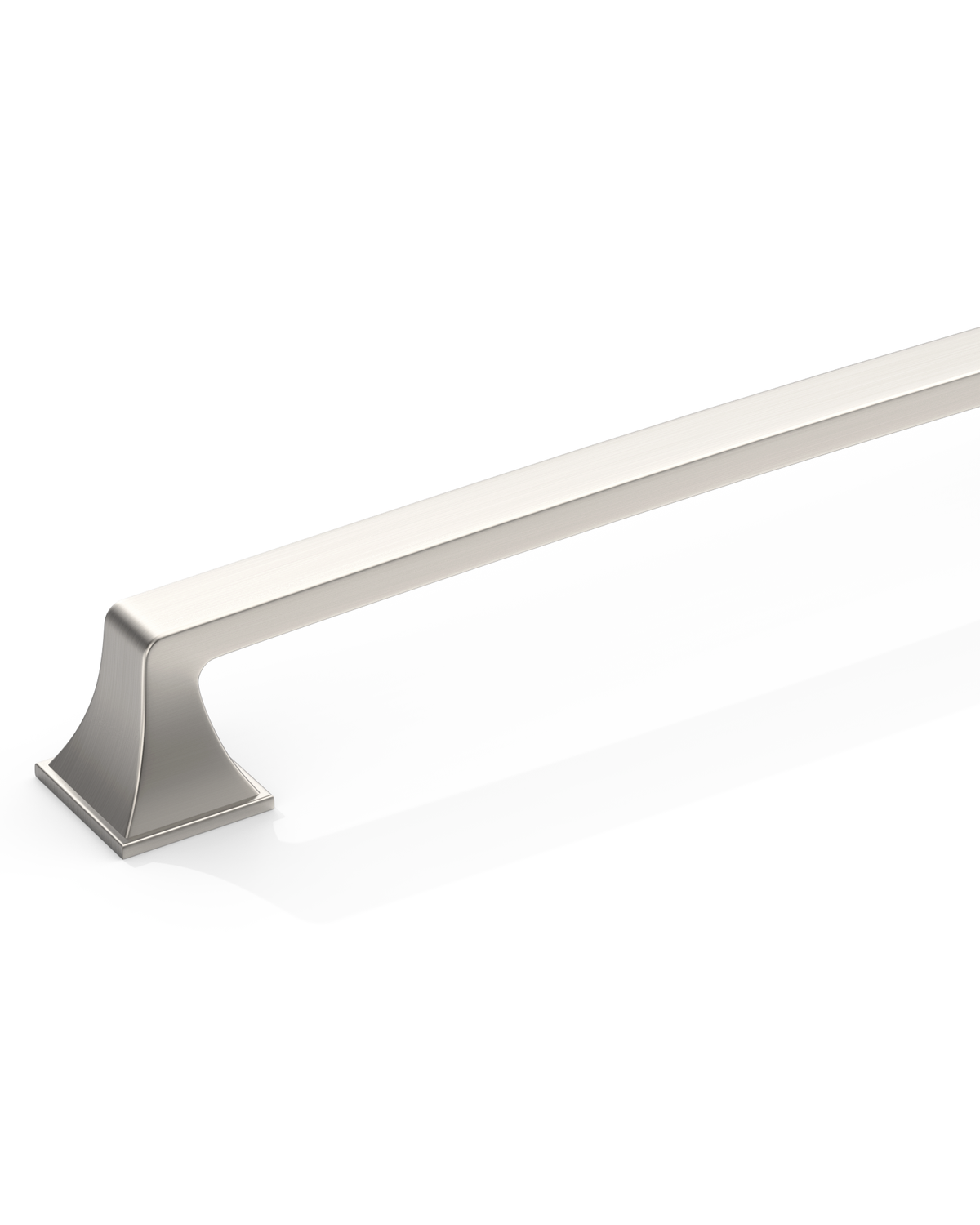 DESIGN2461 Matte Black Solid Metal Transitional Arch Pull for Kitchen & Bath | 3-3/4" Cabinet Handles