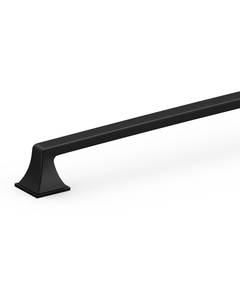 DESIGN2461 Matte Black Solid Metal Transitional Arch Pull for Kitchen & Bath | 3-3/4" Cabinet Handles