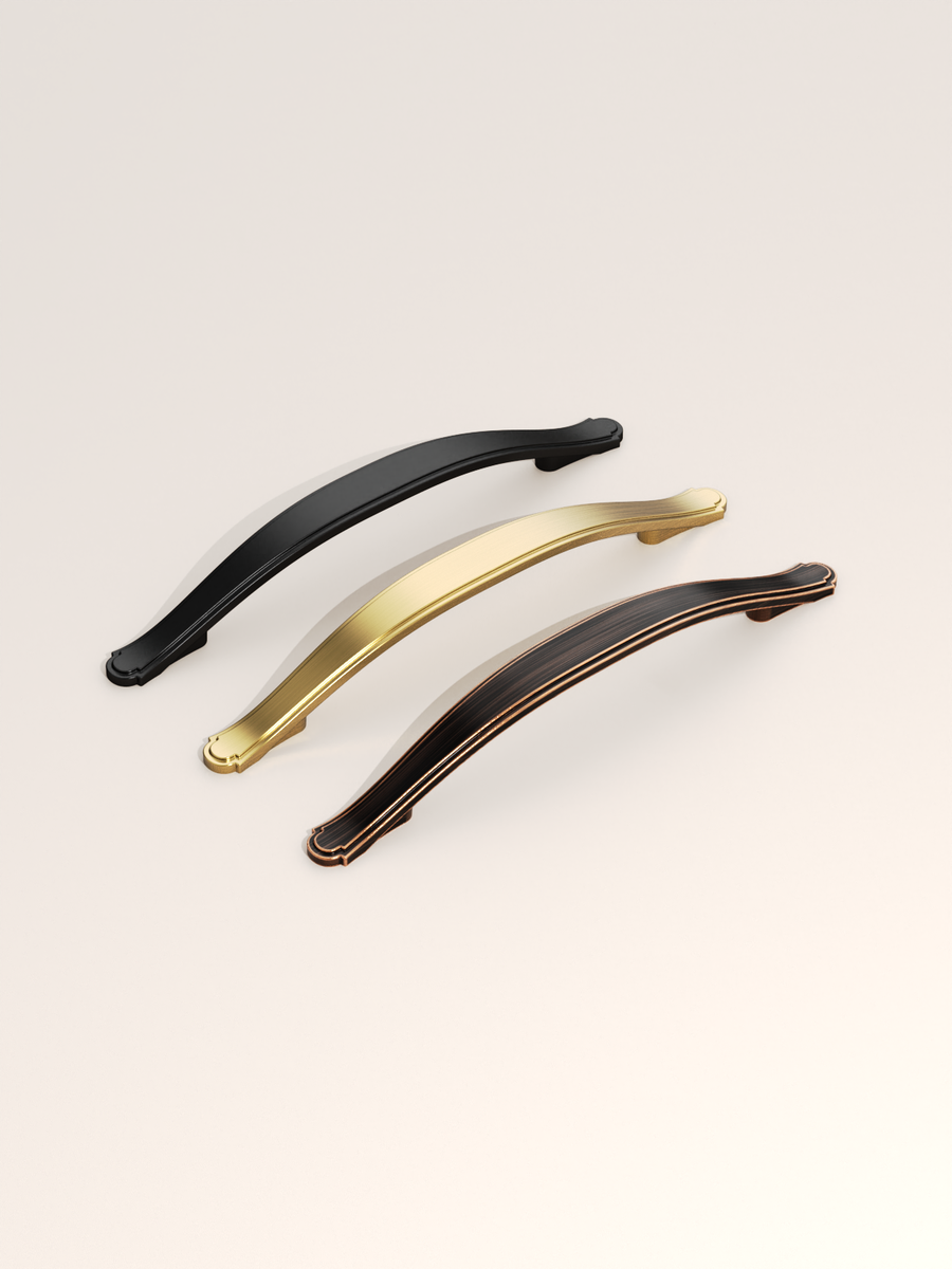 DESIGN2792 Vintage Scrolled Arch Cabinet Pulls