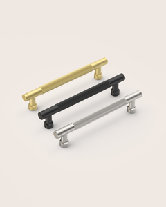 DESIGN4483 Champagne Bronze Knurled Cabinet Handles - Heavy-Duty Modern Drawer Pulls (5")