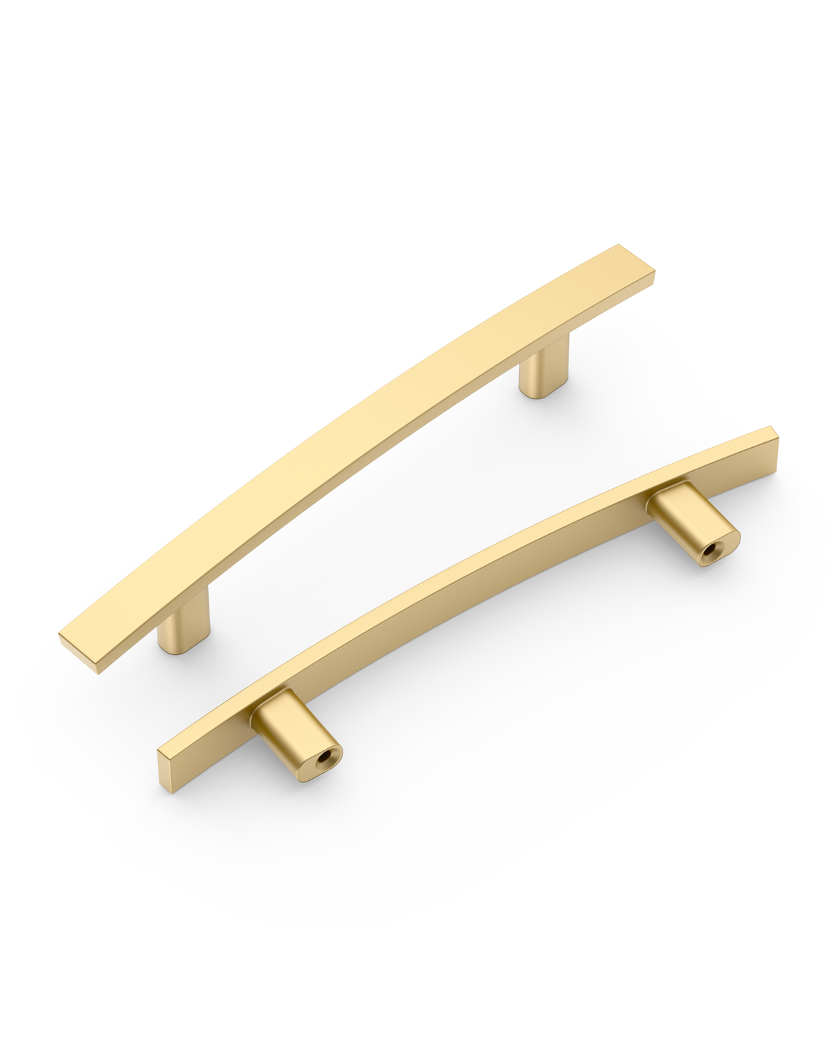 DESIGN3046 Warm Minimalist Flat Bar Cabinet T-Pulls