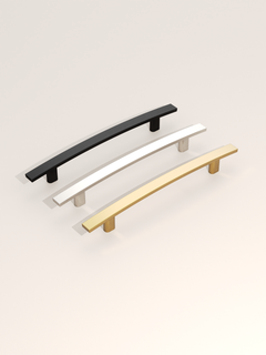 DESIGN3046 Warm Minimalist Flat Bar Cabinet T-Pulls