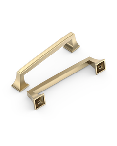 DESIGN3067 Recessed Flat Bar Pull for Luxury Kitchens (5", Brushed Satin Nickel)