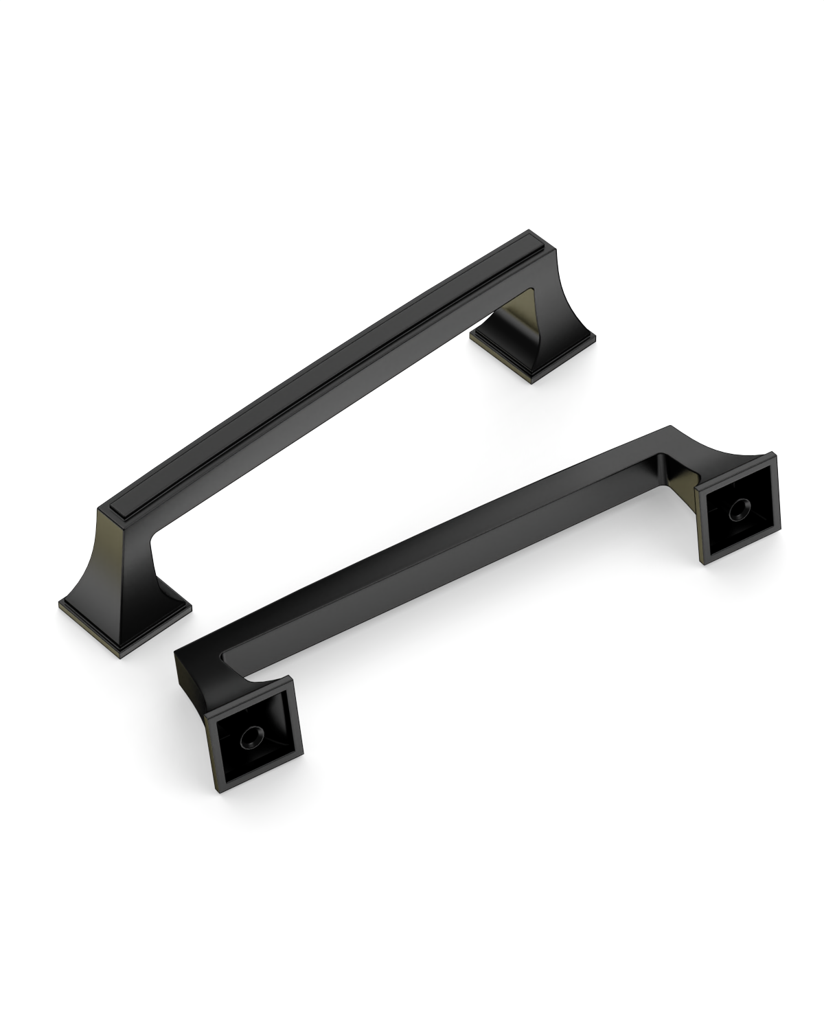 DESIGN3067 Recessed Flat Bar Pull for Luxury Kitchens (5", Brushed Satin Nickel)