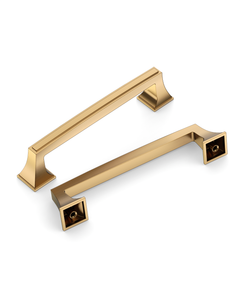 DESIGN3067 Recessed Flat Bar Pull for Luxury Kitchens (5", Brushed Satin Nickel)