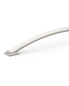 DESIGN3150 Transitional Brushed Gold Cabinet Pulls – Stepped Base Arched Handles for Kitchen Cabinets