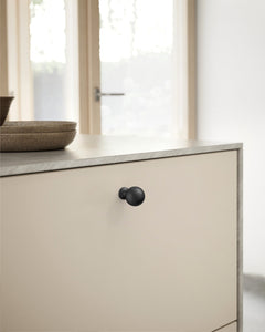 DESIGN3307 Modern Ball Knobs - Heavy-Duty Dresser & Cabinet Hardware | 0.86inch, Champagne Bronze