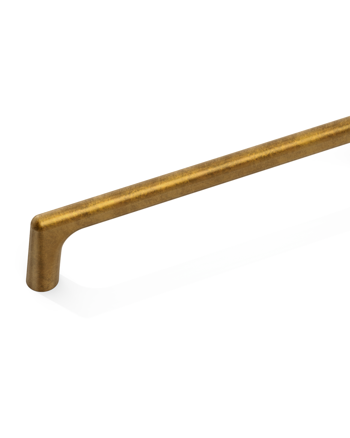 DESIGN3307 Solid Metal Modern Linear Pull for Tall Cabinets | 10" Cabinet Handle, Matte Black