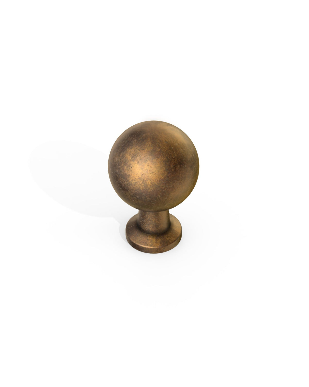 DESIGN3307 Modern Ball Knobs - Heavy-Duty Dresser & Cabinet Hardware | 0.86inch, Champagne Bronze