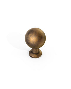 DESIGN3307 Modern Ball Knobs - Heavy-Duty Dresser & Cabinet Hardware | 0.86inch, Champagne Bronze