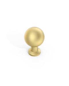 DESIGN3307 Modern Ball Knobs - Heavy-Duty Dresser & Cabinet Hardware | 0.86inch, Champagne Bronze
