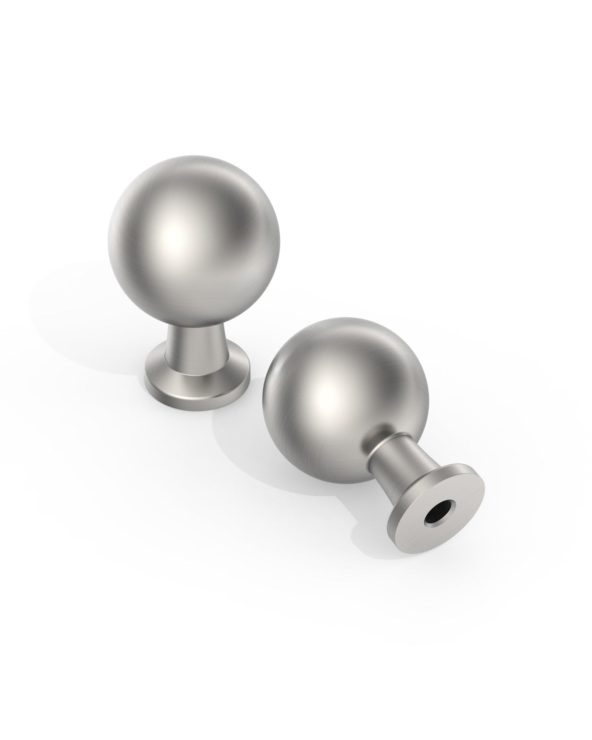 DESIGN3307 Modern Ball Knobs - Heavy-Duty Dresser & Cabinet Hardware | 0.86inch, Champagne Bronze