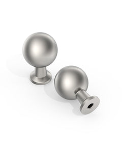 DESIGN3307 Modern Ball Knobs - Heavy-Duty Dresser & Cabinet Hardware | 0.86inch, Champagne Bronze