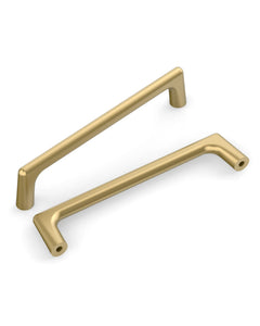 DESIGN3307 Solid Metal Modern Linear Pull for Tall Cabinets | 10" Cabinet Handle, Matte Black