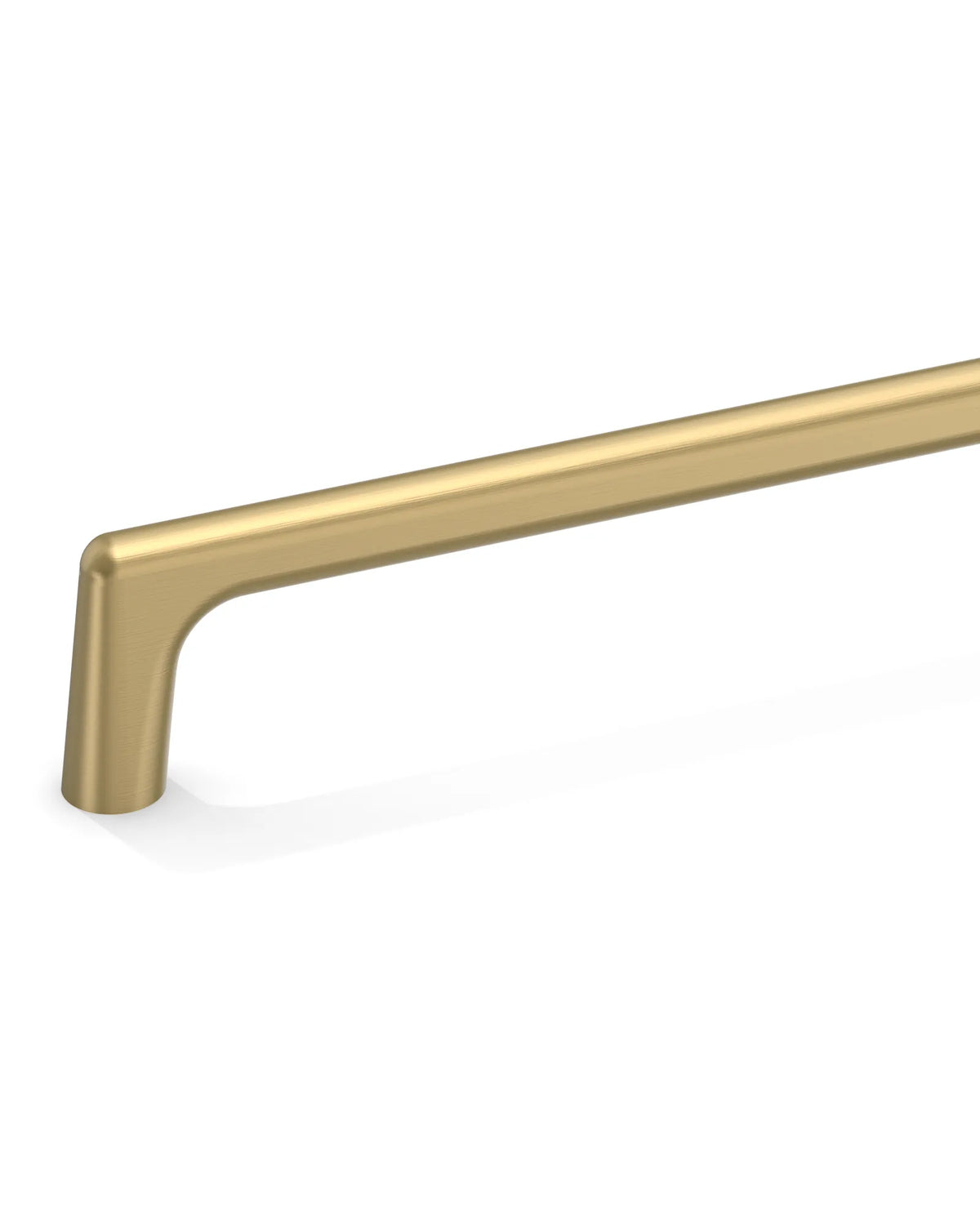 DESIGN3307 Solid Metal Modern Linear Pull for Tall Cabinets | 10" Cabinet Handle, Matte Black