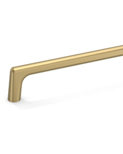 DESIGN3307 Solid Metal Modern Linear Pull for Tall Cabinets | 10" Cabinet Handle, Matte Black