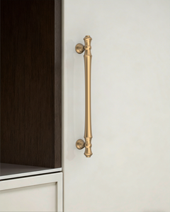 DESIGN3768 Champagne Bronze Cabinet Pulls for White Cabinets | 5", Warm Modern, Heavy-Duty Feel