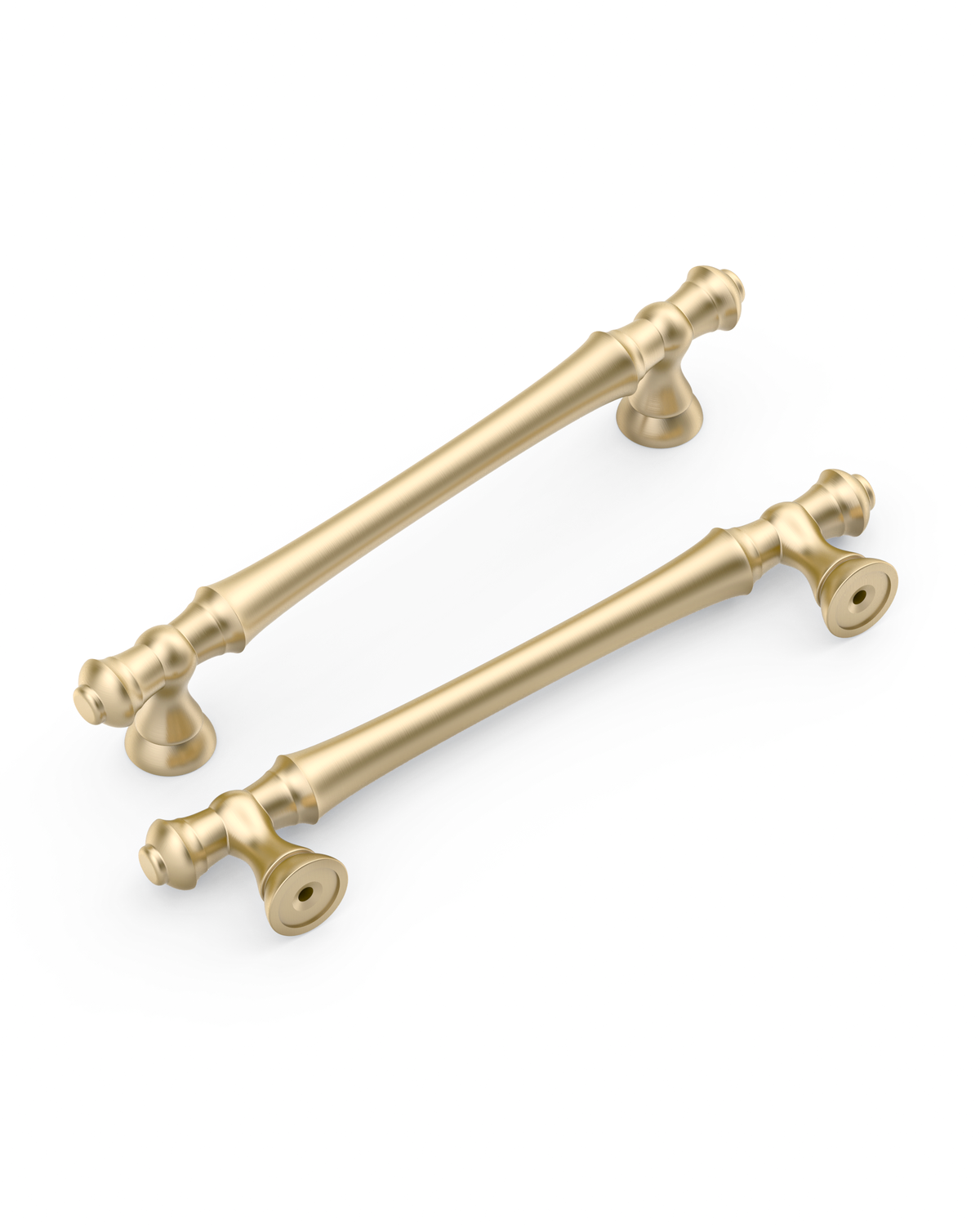 DESIGN3768 Champagne Bronze Cabinet Pulls for White Cabinets | 5", Warm Modern, Heavy-Duty Feel
