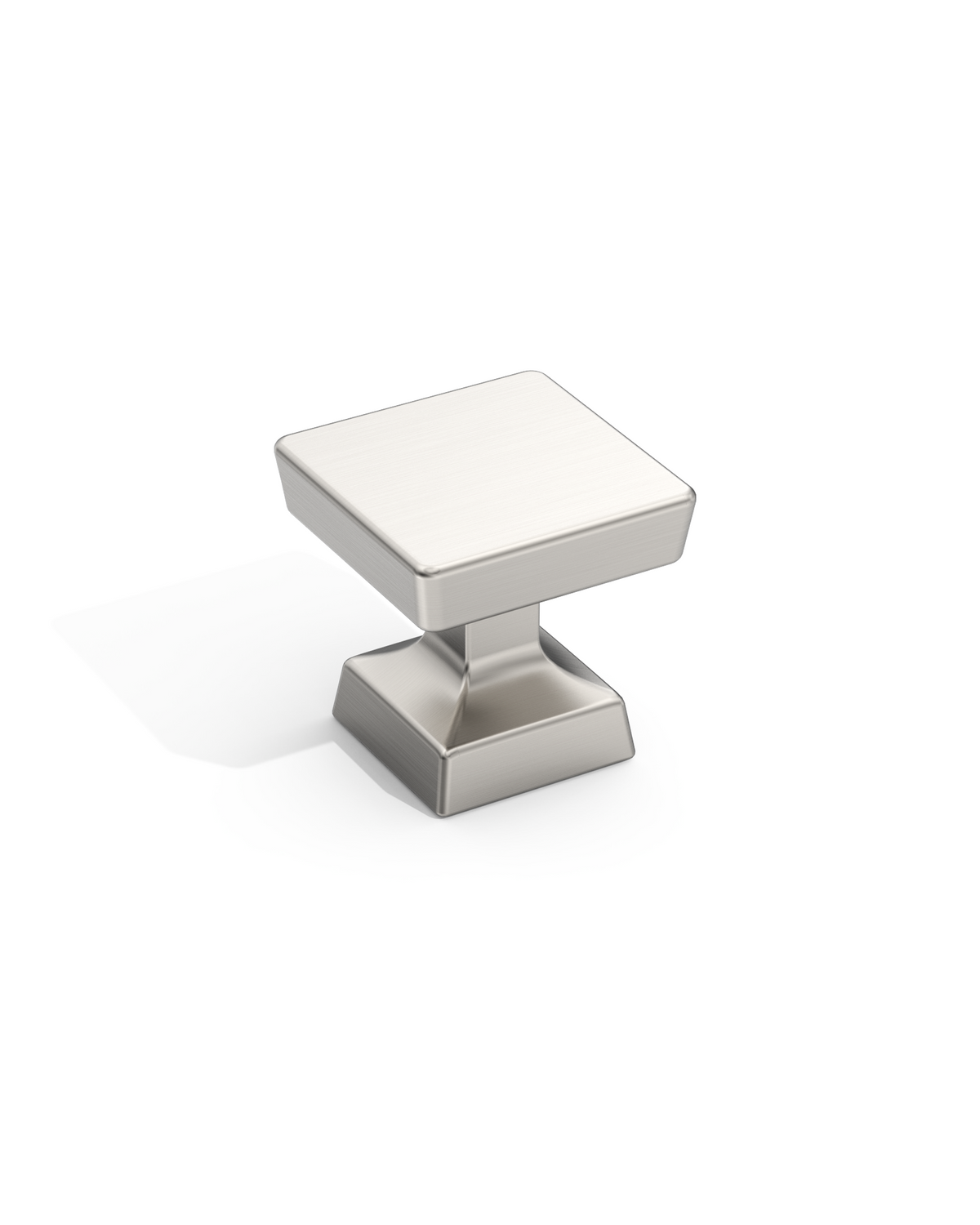 DESIGN3794 Matte Black Square Cabinet Knobs | Modern Retro Dresser & Bathroom Drawer Pulls, 1.2"