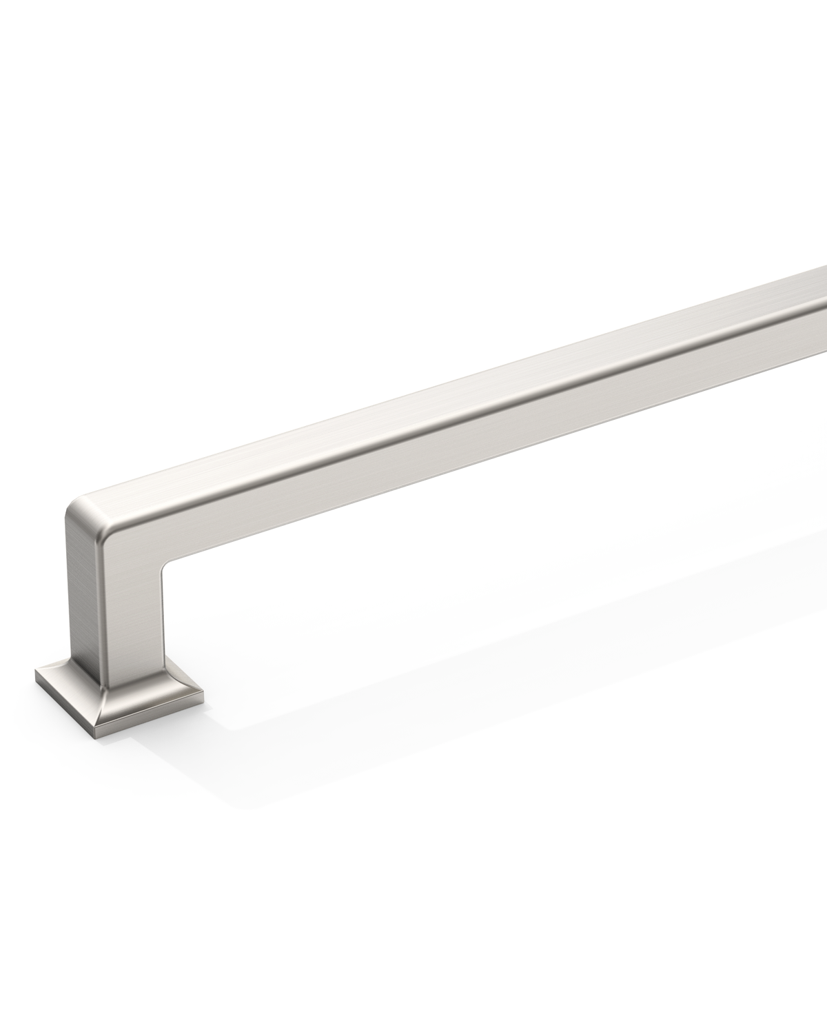 DESIGN3818 Brushed Brass Cabinet Pulls for White Cabinets | Modern Organic Pull, 3.75"