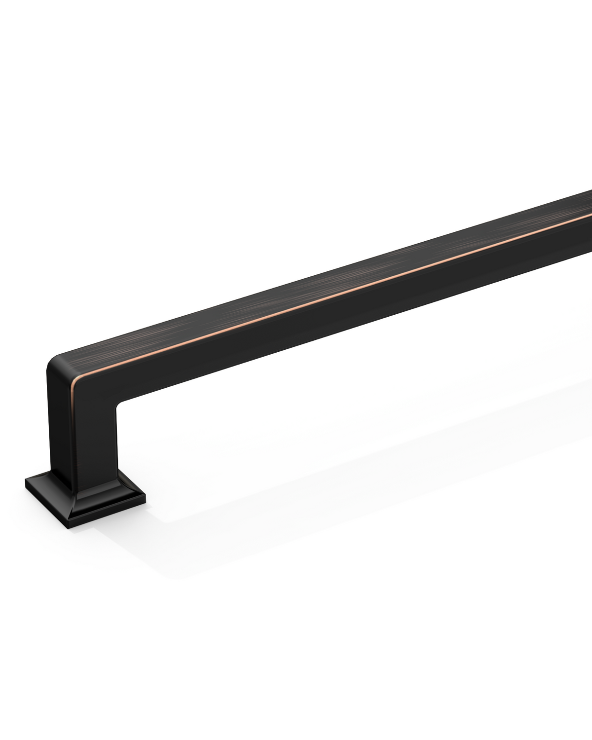 DESIGN3818 Brushed Brass Cabinet Pulls for White Cabinets | Modern Organic Pull, 3.75"