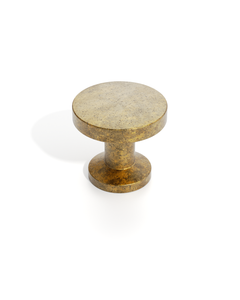 DESIGN3835 Contemporary Flat Disc Cabinet Knobs with Round Rose