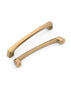 DESIGN3908 Architectural Matte Black Cabinet Pulls – Faceted Beveled Handles for Kitchen Cabinets