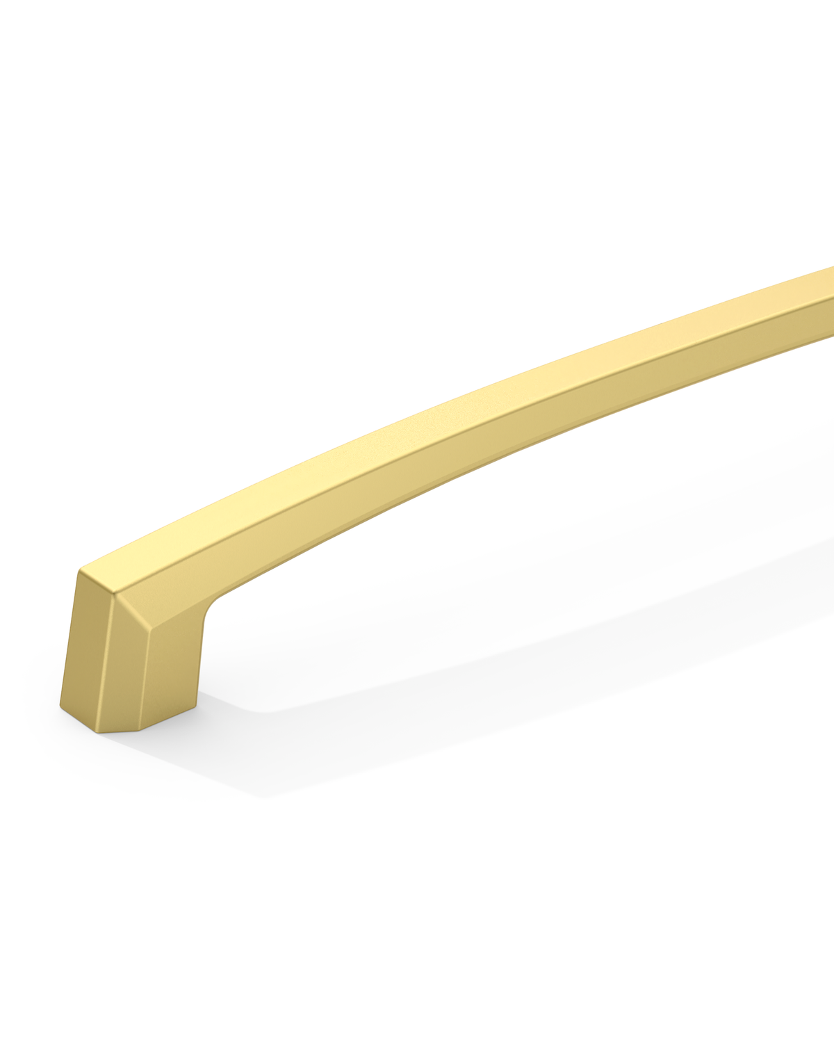 DESIGN3908 Architectural Matte Black Cabinet Pulls – Faceted Beveled Handles for Kitchen Cabinets