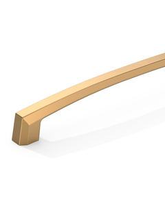 DESIGN3908 Architectural Matte Black Cabinet Pulls – Faceted Beveled Handles for Kitchen Cabinets